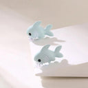 Animal Cartoon Stud Earrings: Playful Dinosaur Dog Whale