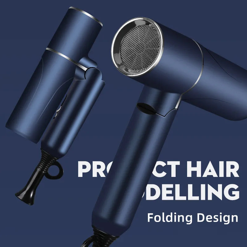 Hot Selling Professional Hair Dryer Negative Ion High Power Blue Light Foldable Electric Hair Dryer Salon Hair Tools Home