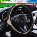 Car Steering Wheel Cover Without Inner Ring 37-38cm Breathable