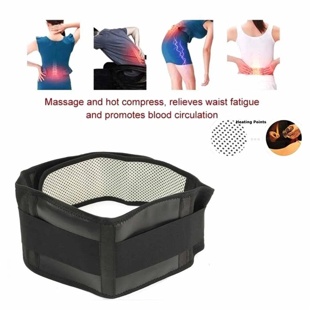 Ultimate Tourmaline Magnetic Waist Support Belt: Soothing Heat & Pain Relief