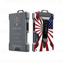 Carbon Fiber Metal Wallet Men Slim Aluminum ID Holder RFID