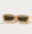 Chic Green Square Sunglasses for Stylish Hip Hop Trendsetters