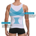 Men's Compression Slimming Corset Vest for Tummy Control