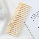 Wide Teeth Acetate Hair Combs Anti-static Massage Hair Brush Hairdressing Colorful Hairdress Salon Styling Traveling Accessories  ourlum.com NO.2 11.8x4.6cm  