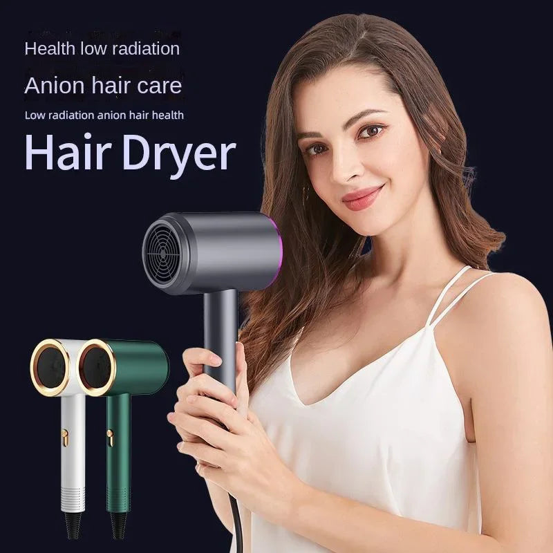 Hair Dryer For Women Quick-Drying Low-Noise Electric Hairbrush Professional Blue Light Negative Ion Collagen Hair Care Dryer