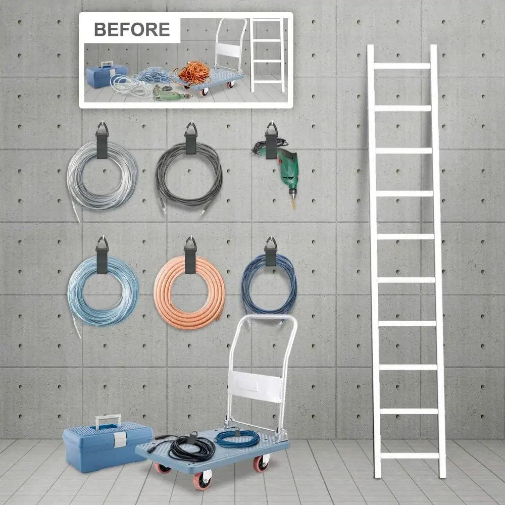 Heavy-Duty Nylon Cord Organizer with Triangle Buckle - Cable and Hose Storage Solution  ourlum.com   