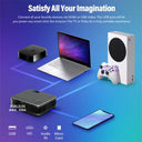 AUN A30 Upgraded Portable Projector Support 1080P HD Cinema