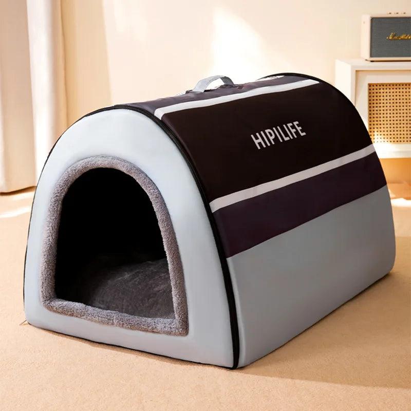 Winter Cozy Foldable Dog House Bed for Small and Medium-sized Dogs  ourlum.com   