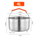 Stainless Steel Steamer Basket for Rice and Vegetables Cooking