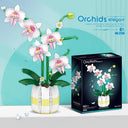 Orchid Flower Building Blocks - Romantic Home Decor Toy-Girls Gift  ourlum.com   