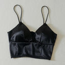 Bandeau Tube Top with Chest Pad Black and White Comfort