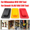 5pcs Tool Holder Dock Wall Mount Storage Rack For Dewalt 14.4V 18V 20V Milwaukee 18V Drill Tools Holder