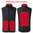 New 17 Heated Vest Jacket Fashion for Men Women Winter