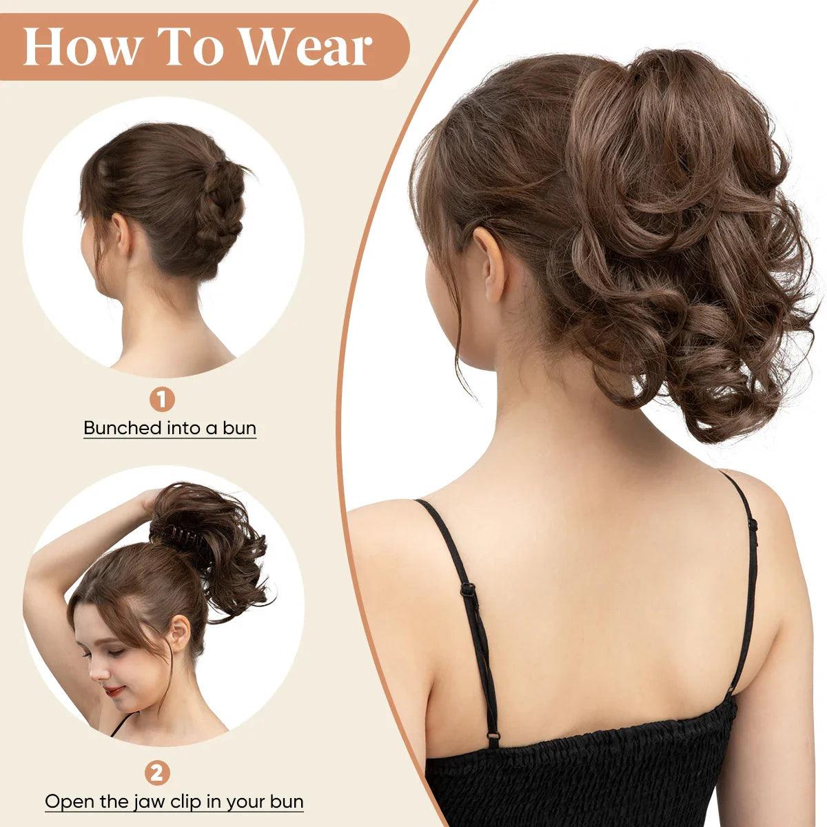 Claw Clip Ponytail Extensions: Instant Volume & Style - SARLA