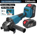 21V 125mm M14 Brushless Angle Grinder Power Tool for Cutting