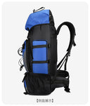 90L Waterproof Hiking Camping Backpack Rucksack Large Capacity