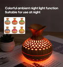 300ml Wood Grain USB Aromatherapy Diffuser with RGB Lighting