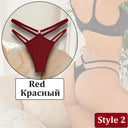 Luxurious Lace Waist Belt Thong Panties for Seductive Comfort