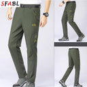 Summer Thin Quick Dry Men's Pants for Camping Hiking Trekking