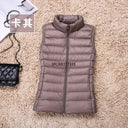 2023 New Women Sleeveless Slim Ultra Light Down Jacket