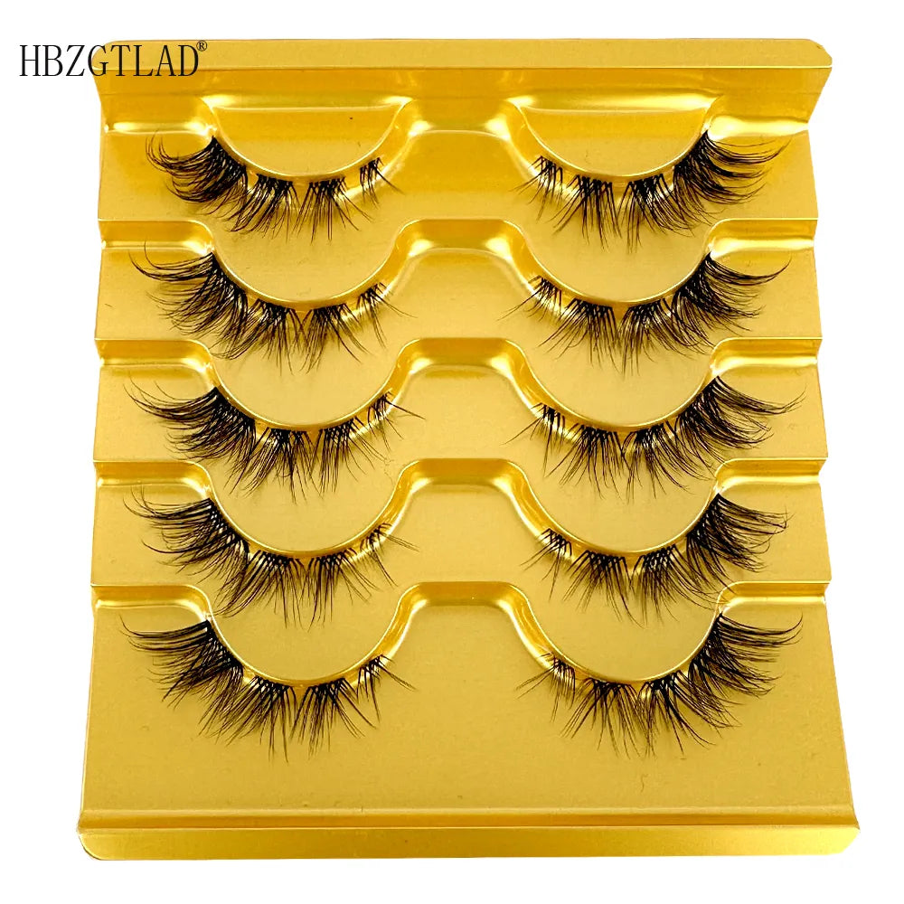 Glamorous 3D Faux Mink Eyelashes - Handmade Variety Pack for Natural-Looking Eyes