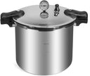 22-Quart Pressure Canner with Built-in Gauge for Safe Canning