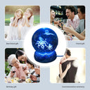 USB LED night light, Galaxy Crystal Ball lamp, 3D planet moon lamp, home decoration  ourlum.com   