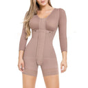 Women's High Compression Shapewear Bodysuit with Long Sleeves