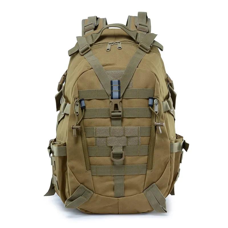 40L Camping Backpack Men's Bag Travel Bags Tactical Molle Climbing Rucksack Hiking Outdoor Reflective Shoulder Fishing Bag  ourlum.com   