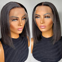 Short Brazilian Bob Lace Front Human Hair Wig - MYLOCKME