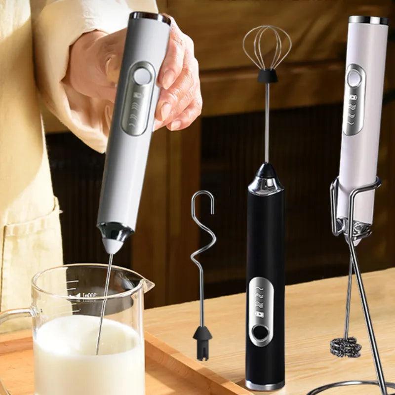 Handheld Milk Frother Whisk & Egg Beater Blender: Versatile Kitchen Tool  ourlum.com   