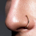 Punk Style Stainless Steel Fake Nose Ring Earrings Unisex