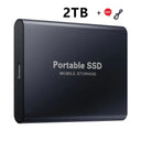  High-speed Portable External Hard Drive: Efficient Data Transfer Work & Study  ourlum.com Black 2TB  