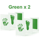 Baby Handprint Footprints Ink Pads Kit Capture Memories Safely