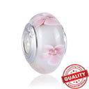 Colorful Heart Murano Glass Charm - Sterling Silver Pandora Jewelry Piece  ourlum.com LLZ030  