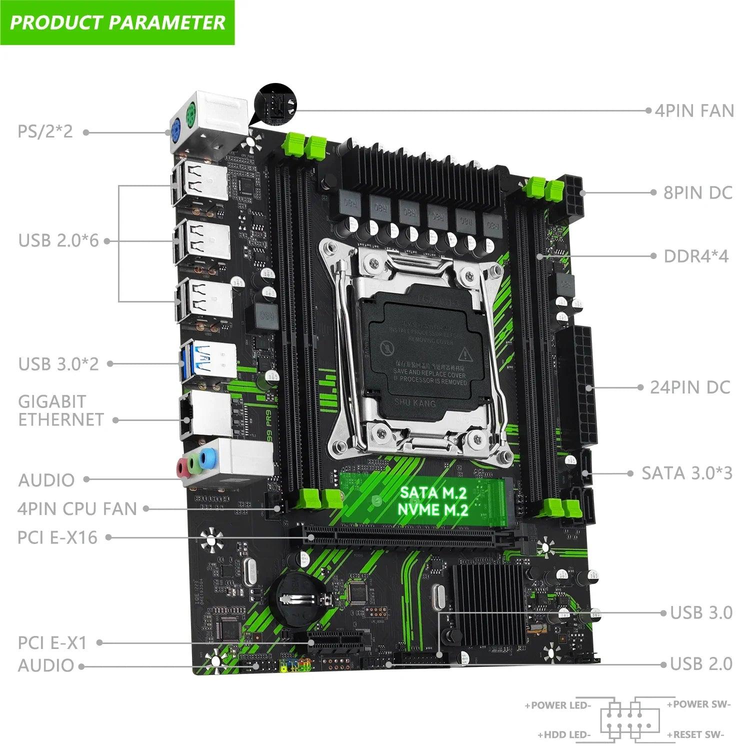 MACHINIST X99 PR9 Combo: Ultimate Computing Power  ourlum.com   