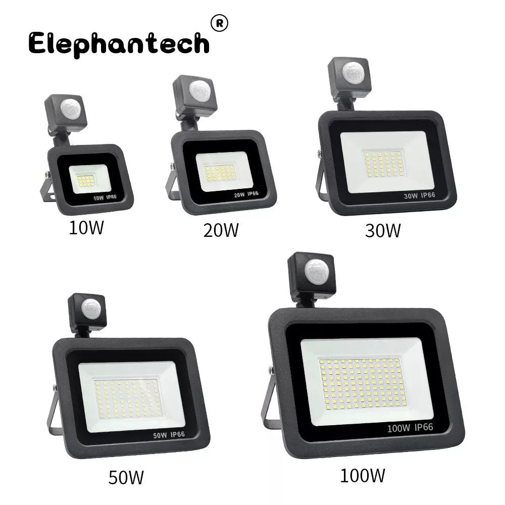 LED PIR Motion Sensor Floodlight: Enhanced Security Outdoor Spotlight  ourlum.com   