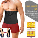 Qtree Men Waist Trainer Corset Tummy Control Fitness Shapewear