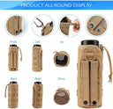 Durable Outdoor Water Bottle Holder Pouch with Drawstring Closure