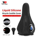 Comfortable Gel Memory Foam Bicycle Seat Cover with Safety Taillights