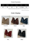 Women Tote Bag Fashion Underarm Pouch Large Capacity Bag