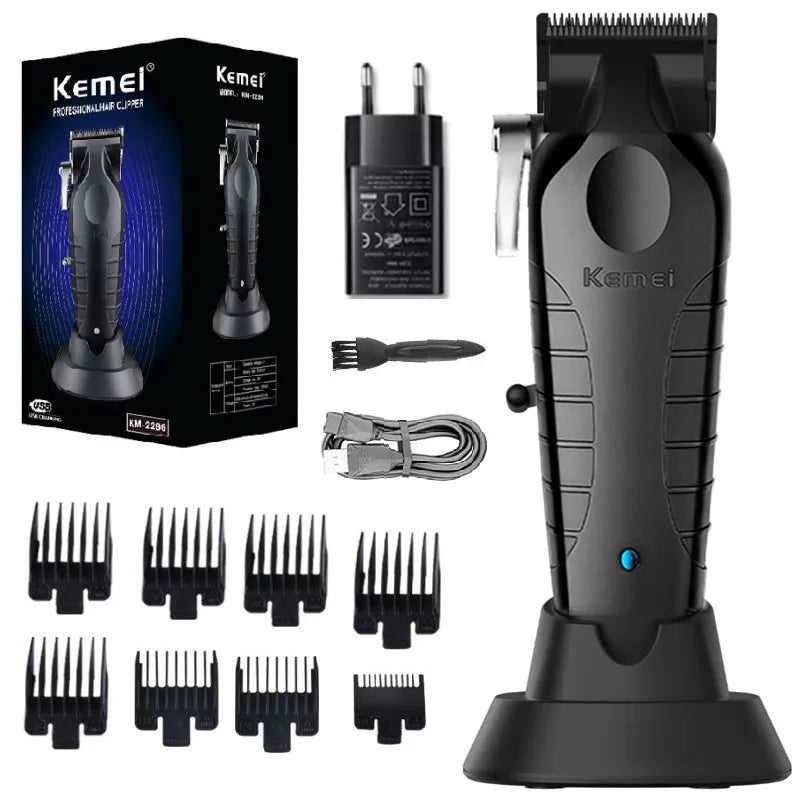 Kemei Hair Clipper: Precision Trimmer with Long Battery Life  ourlum.com   