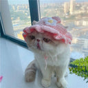 Decoration Cute Flower Cat Hat Funny Cosplay Headgear Pet