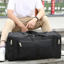 Women Men Nylon Travel Duffel Bag Large Capacity Holdall