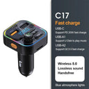 Bluetooth FM Transmitter Handsfree Car Modulator MP3 Player