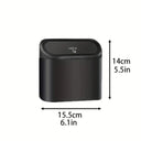 3Pcs Car Trash Can With Lid Contains 60 Garbage Bags