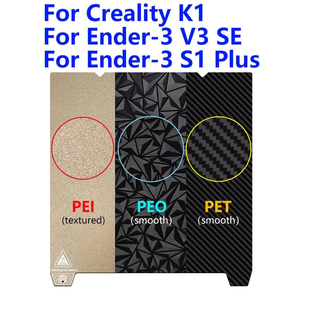 Creality K1 Spring Steel Build Plate for Ender-3 Series: Premium Heat Bed Solution  ourlum.com   