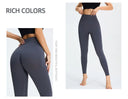 Seamless High Waist Nude Yoga Pants Women's Hip Lifting Fitness