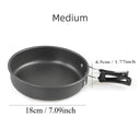 Ultra-light Aluminum Alloy Camping Cookware Set Portable Frying Pan