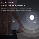 Smart LED Motion Sensor Night Light Rechargeable Cabinet Lamp